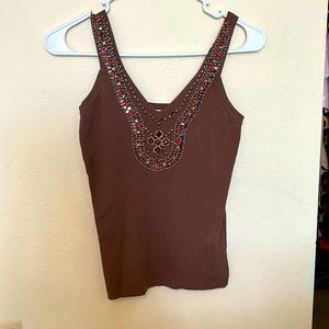 Cute 90s vibes beaded tank